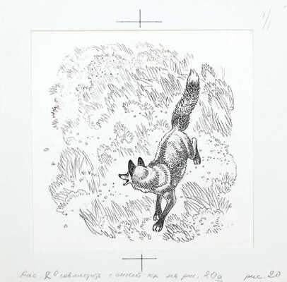 Кузнецов Леонид Трофимович. Макет из 27 иллюстраций и книга К.Д. Ушинского «Рассказы и сказки» (М.: Дет. лит., 1975)